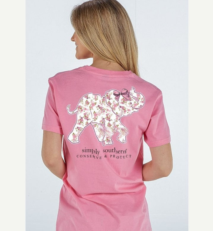 Simply Southern - Bow Elephant Tracker Tee