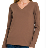 The Ultimate Every-Day Foundation Brown LS Tee