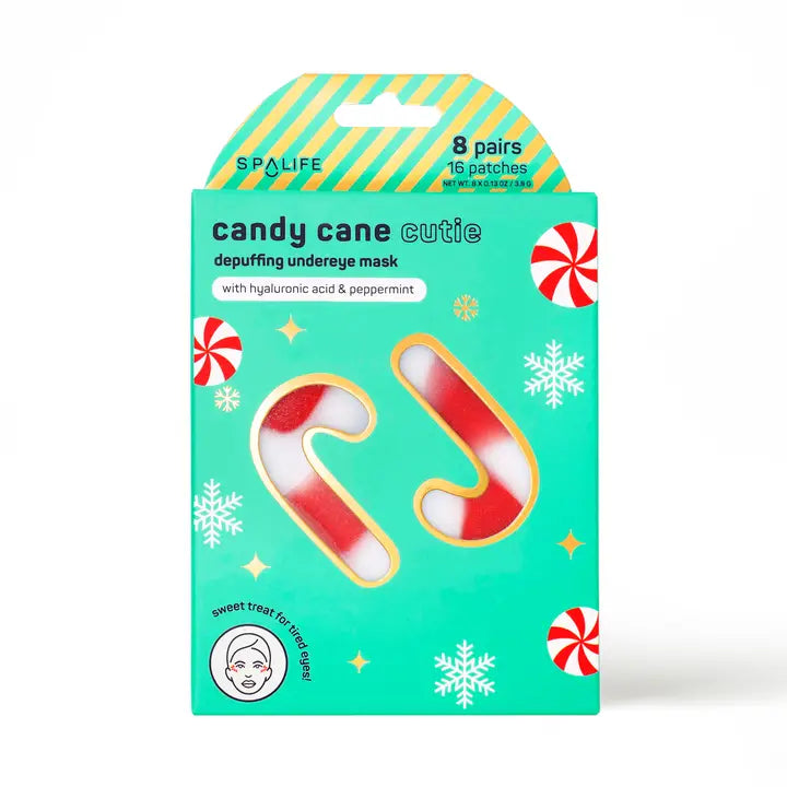 Christmas Candy Cane Undereye Mask