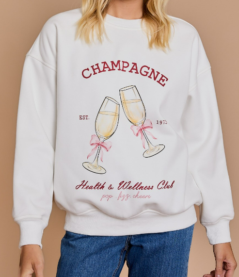 Champagne Health & Wellness Club Sweatshirt