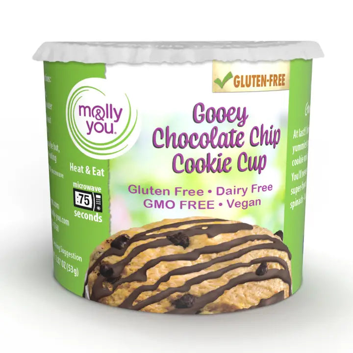 GF Gooey Chocolate Chip Cookie Cup