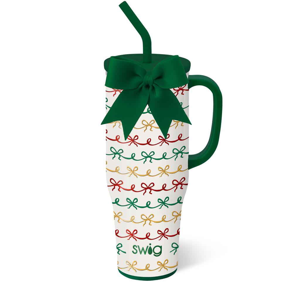 Swig - Christmas Bows 40oz Mega Mug
