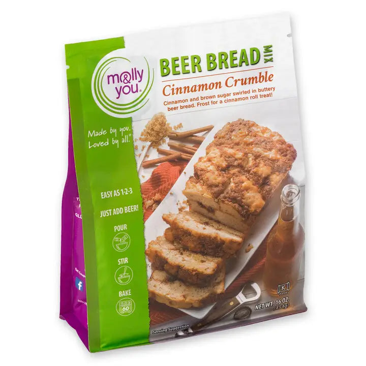 Cinnamon Crumble Beer Bread