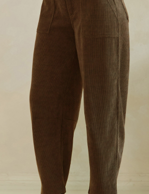 Corduroy Barrel Pants