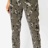 Camo Star Corduroy Olive Jegging