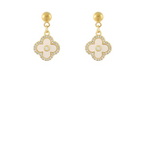 Cute Clover Dangle Earrings