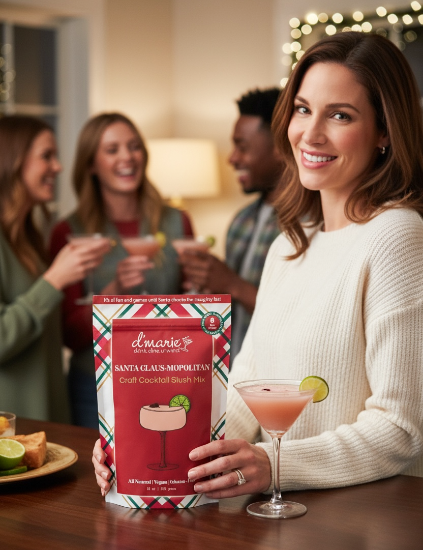 Santa Clausmopolitan Cocktail - Ready-To-Freeze Cocktail
