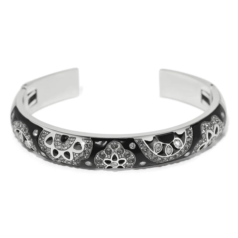 Brighton - Flora Black Double Hinged Bangle