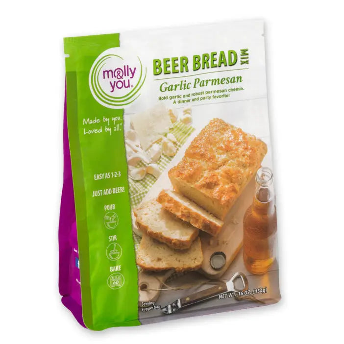 Garlic Parm Beer Bread