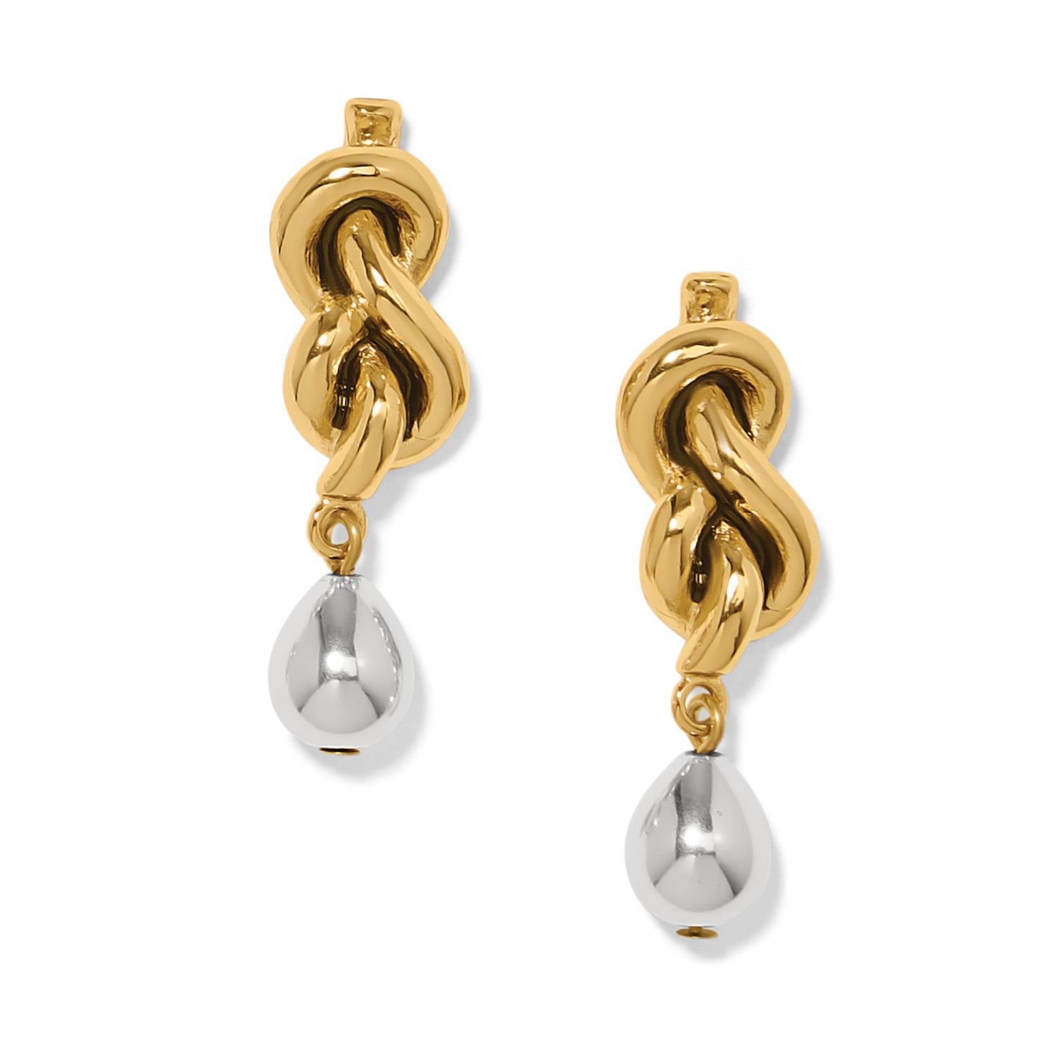 Brighton - Gold Interlok Single Knot Earring