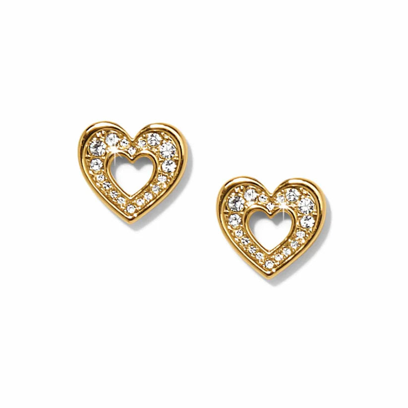 Brighton - Gold Enchanting Heart Post Earring