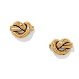 Brighton - Gold Interlok Single Knot Earring