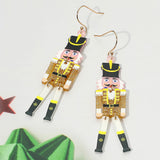 Glitter Nutcracker Earrings