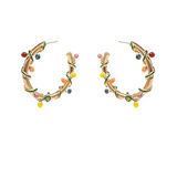 Wrapped Christmas Lights Hoops