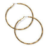 Brighton - Gold Grande Charm Hoop Earring