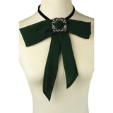 Green Bow Statement Necklace