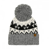 Retro Argyle Pompom Beanie