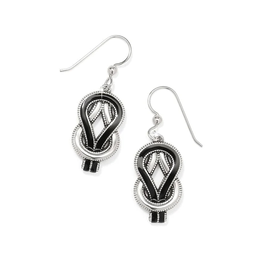 Brighton - Interlok Harmony Black French Wire Earring