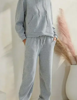 Heather Grey Corduroy Joggers