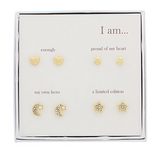 I Am Enough Earring Set