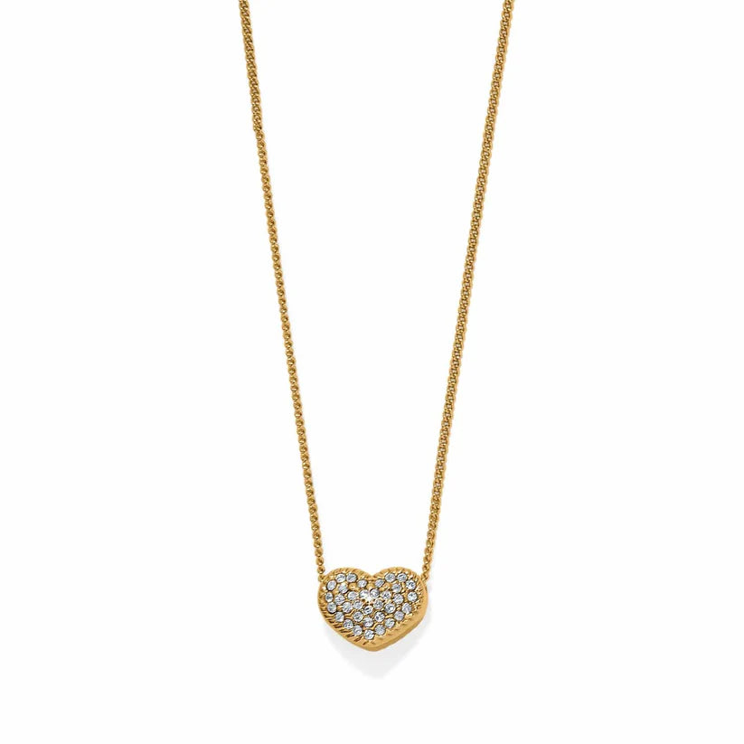 Brighton - Gold Illumina Celeste Heart Petite Necklace