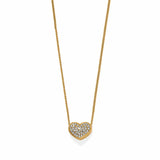 Brighton - Gold Illumina Celeste Heart Petite Necklace