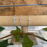 Sparkling Cross Bracelet