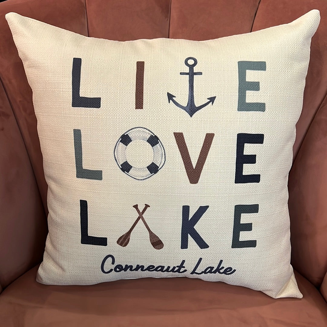Little Birdie Conneaut Lake Pillows