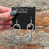 Classic Swirls Earring by Jeff Lieb