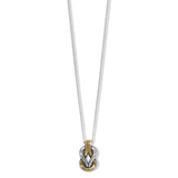 Brighton - Interlock Harmony 2Tone Petite Necklace