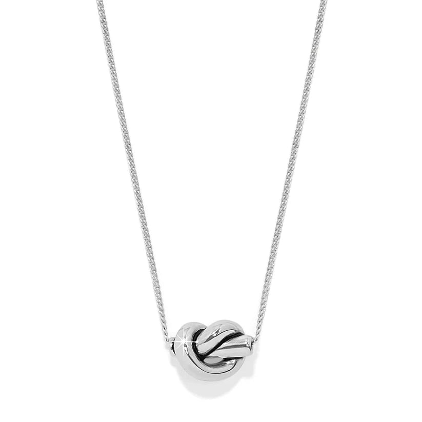 Brighton - Silver Interlok Knot Mini Necklace