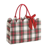 Tartan Scallop Totes