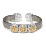 Brighton - Mosaic 2Tone Titanium Disk Cuff