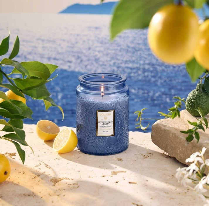 Voluspa - Mediterranean Lemon Large Jar Candle