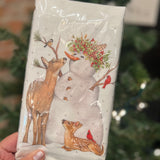 Snowmen Flour Sack Towel
