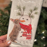 Snowmen Flour Sack Towel