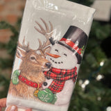 Snowmen Flour Sack Towel