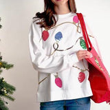Christmas Lights Sparkle Sweatshirt