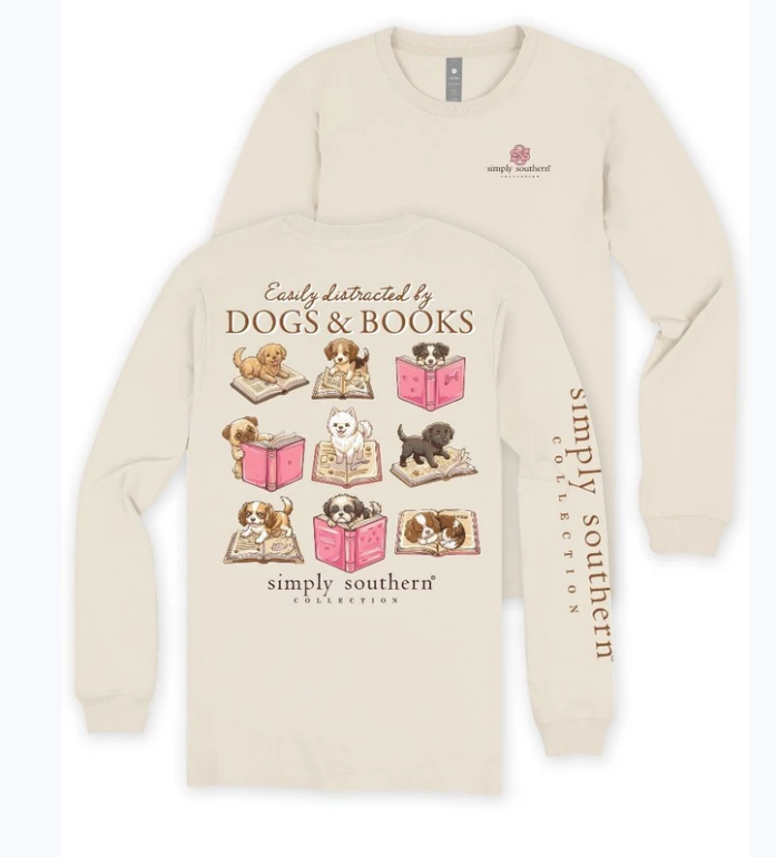Easily Distracted By Books & Dogs
