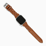 **Brighton - Sutton Braided Leather Watch Band