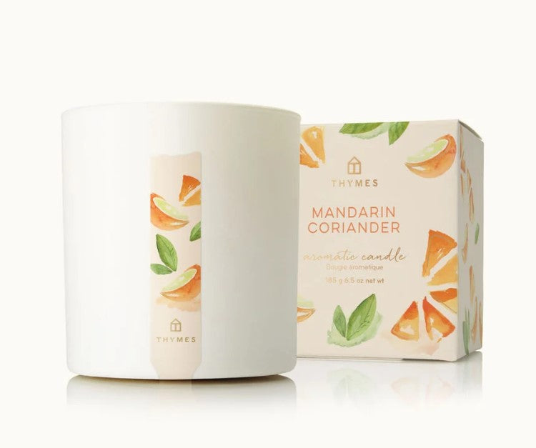 Thymes - Mandarin Coriander Poured Candle