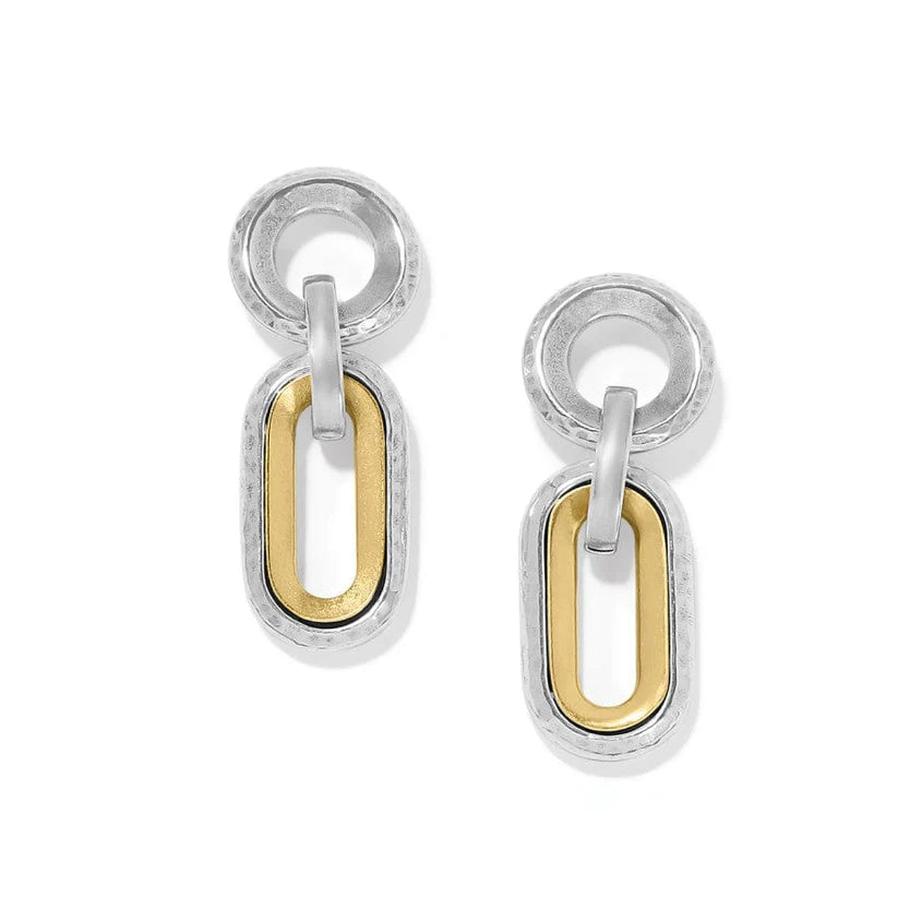 Brighton - Medici Two Tone Link Post Drop Earring