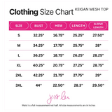 Keigan Mesh Top- Red Christmas Plaid