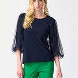 Joseph Ribkoff - Evening Out Mesh Top