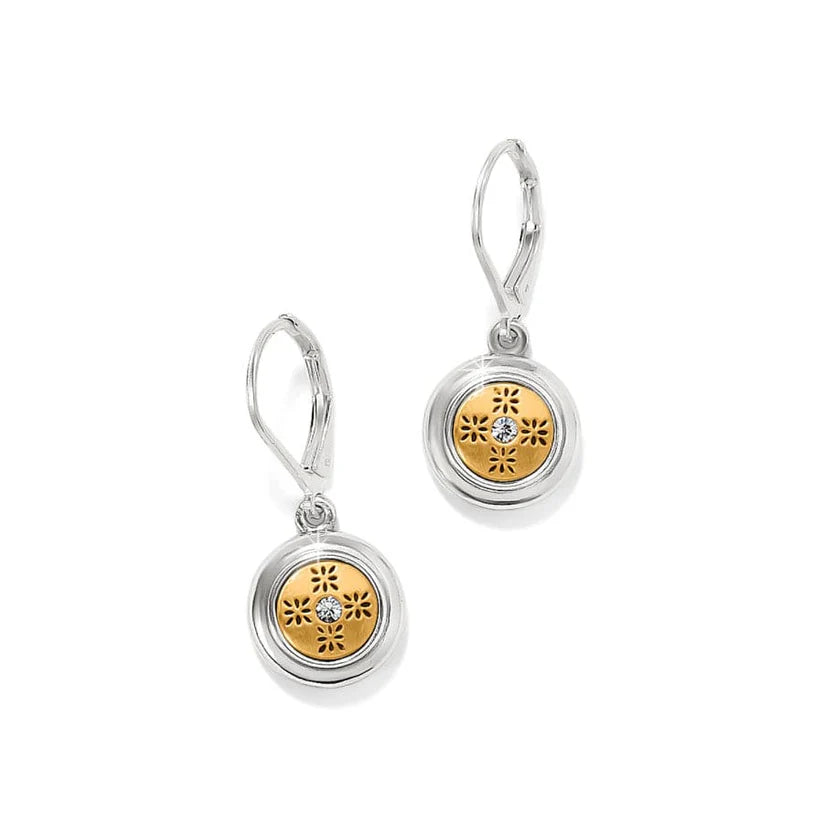 Brighton - Mosaic Round Mini Leverback Earring