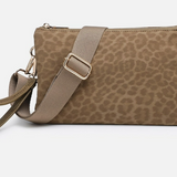 Izzy Olive Cheetah Crossbody w/ Guitar Strap