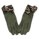 Vivian Leopard Gloves