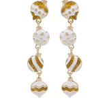 Dangle Ornament Christmas Earrings