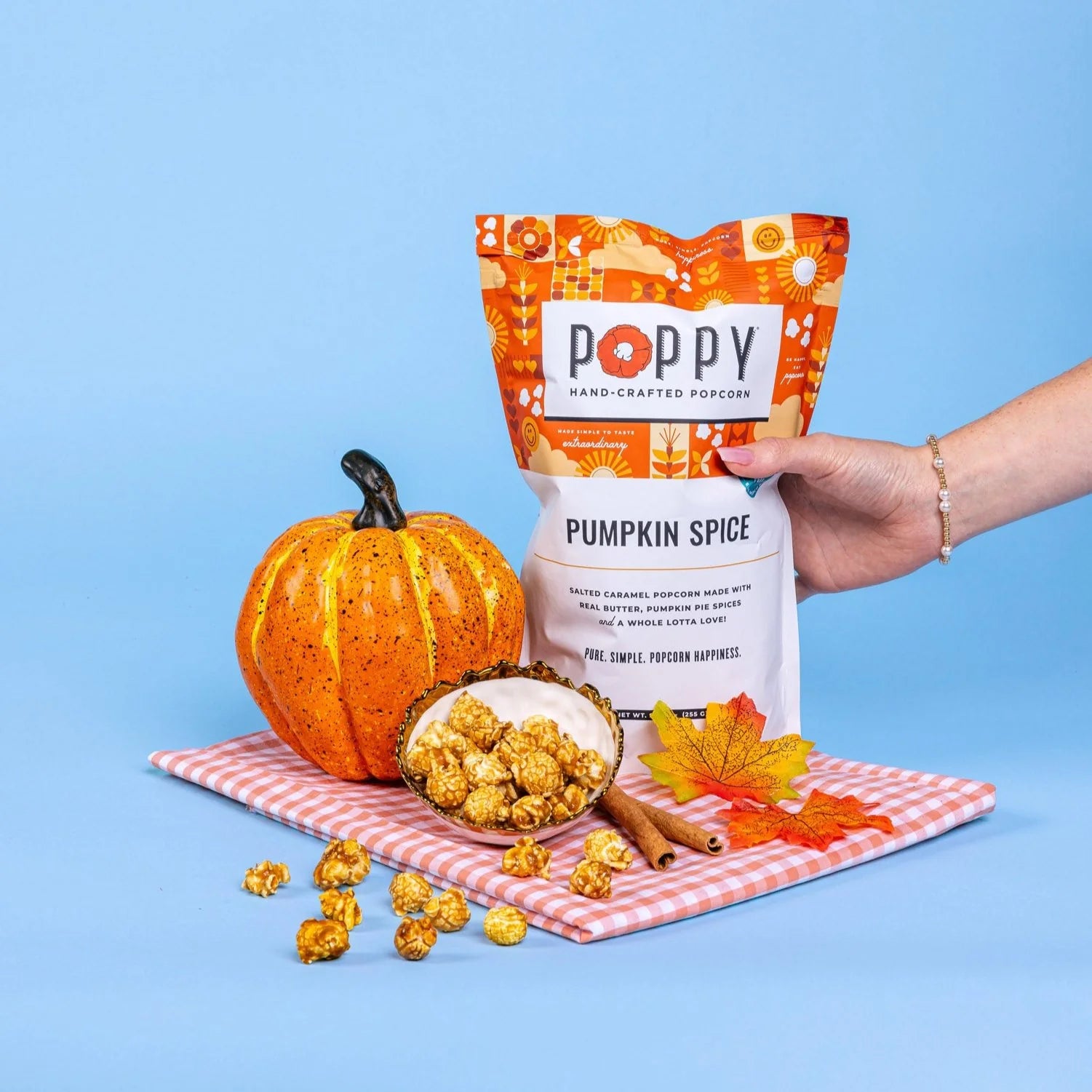 **Poppy Popcorn - Pumpkin Spice Caramel Popcorn