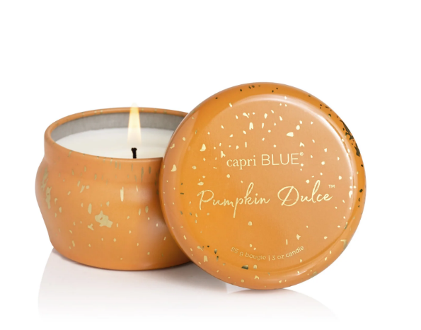 Pumpkin Dulce Glimmer Mini Tin Candle